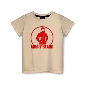 Детская футболка хлопок с принтом Кроссфит Бородач в Петрозаводске, 100% хлопок | круглый вырез горловины, полуприлегающий силуэт, длина до линии бедер | crossfit бородач | кроссфит