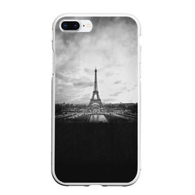 Чехол для iPhone 7Plus/8 Plus матовый с принтом Париж в Петрозаводске, Силикон | Область печати: задняя сторона чехла, без боковых панелей | 