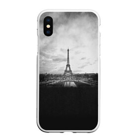 Чехол для iPhone XS Max матовый с принтом Париж в Петрозаводске, Силикон | Область печати: задняя сторона чехла, без боковых панелей | 
