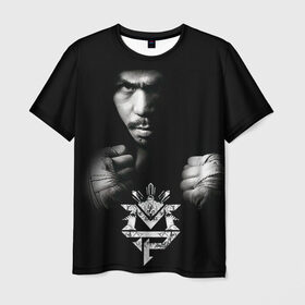 Мужская футболка 3D с принтом Менни Пакьяо в Петрозаводске, 100% полиэфир | прямой крой, круглый вырез горловины, длина до линии бедер | boxing | manny | pacquiao | бокс | боксер | знаменитость | мэнни | мэнни пакьяо | спорт