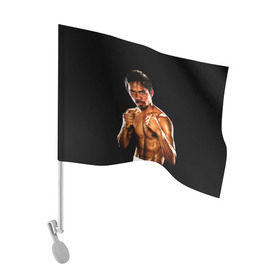 Флаг для автомобиля с принтом Менни Пакьяо в Петрозаводске, 100% полиэстер | Размер: 30*21 см | boxing | manny | pacquiao | бокс | боксер | знаменитость | мэнни | мэнни пакьяо | спорт