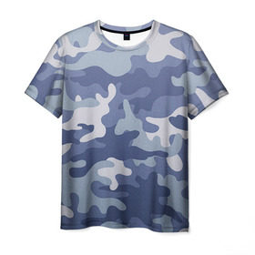 Мужская футболка 3D с принтом Камуфляж в Петрозаводске, 100% полиэфир | прямой крой, круглый вырез горловины, длина до линии бедер | army | military | армия