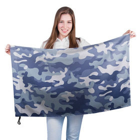 Флаг 3D с принтом Камуфляж в Петрозаводске, 100% полиэстер | плотность ткани — 95 г/м2, размер — 67 х 109 см. Принт наносится с одной стороны | army | military | армия