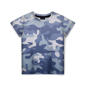 Детская футболка 3D с принтом Камуфляж в Петрозаводске, 100% гипоаллергенный полиэфир | прямой крой, круглый вырез горловины, длина до линии бедер, чуть спущенное плечо, ткань немного тянется | army | military | армия