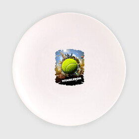Тарелка с принтом Уимблдон (Wimbledon) в Петрозаводске, фарфор | диаметр - 210 мм
диаметр для нанесения принта - 120 мм | wimbledon | англия | большой теннис | великобритания | теннисный мяч | уимблдон