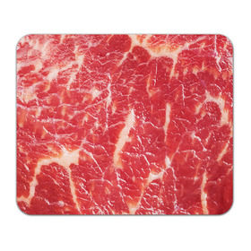 Коврик прямоугольный с принтом Мясо в Петрозаводске, натуральный каучук | размер 230 х 185 мм; запечатка лицевой стороны | Тематика изображения на принте: бекон | еда | мясо