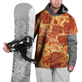 Накидка на куртку 3D с принтом Пицца в Петрозаводске, 100% полиэстер |  | pizza | еда | пицца | фастфуд