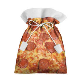 Подарочный 3D мешок с принтом Пицца в Петрозаводске, 100% полиэстер | Размер: 29*39 см | pizza | еда | пицца | фастфуд