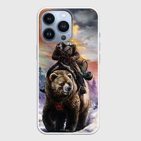 Чехол для iPhone 13 Pro с принтом Медведь в Петрозаводске,  |  | лес | медведь | мишка | патриот | россия | я русский