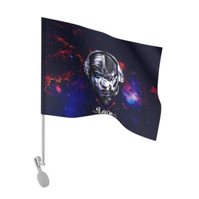 Флаг для автомобиля с принтом Пиратская станция в Петрозаводске, 100% полиэстер | Размер: 30*21 см | Тематика изображения на принте: and | dnb | drumm | love | pirate | station | бэйс | драм | пиратская | станция