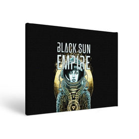 Холст прямоугольный с принтом Black Sun Empire в Петрозаводске, 100% ПВХ |  | Тематика изображения на принте: empire