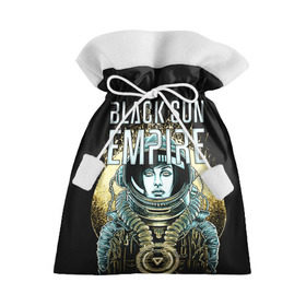 Подарочный 3D мешок с принтом Black Sun Empire в Петрозаводске, 100% полиэстер | Размер: 29*39 см | Тематика изображения на принте: empire