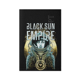 Обложка для паспорта матовая кожа с принтом Black Sun Empire в Петрозаводске, натуральная матовая кожа | размер 19,3 х 13,7 см; прозрачные пластиковые крепления | empire