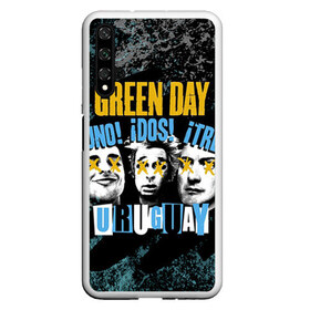 Чехол для Honor 20 с принтом Green Day в Петрозаводске, Силикон | Область печати: задняя сторона чехла, без боковых панелей | green day | rock | грин дей | рок