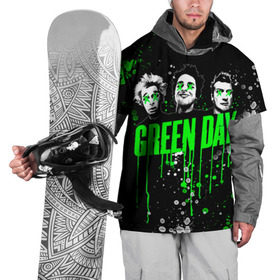 Накидка на куртку 3D с принтом Green Day в Петрозаводске, 100% полиэстер |  | green day | rock | грин дей | рок