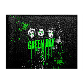 Обложка для студенческого билета с принтом Green Day в Петрозаводске, натуральная кожа | Размер: 11*8 см; Печать на всей внешней стороне | Тематика изображения на принте: green day | rock | грин дей | рок