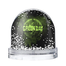 Водяной шар с принтом Green Day в Петрозаводске, Пластик | Изображение внутри шара печатается на глянцевой фотобумаге с двух сторон | Тематика изображения на принте: green day | rock | грин дей | рок