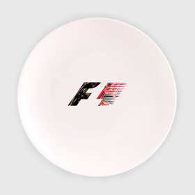 Тарелка 3D с принтом Formula 1 в Петрозаводске, фарфор | диаметр - 210 мм
диаметр для нанесения принта - 120 мм | 1 | f | f1 | formula | один | формула