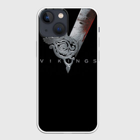 Чехол для iPhone 13 mini с принтом Эмблема Викингов в Петрозаводске,  |  | vikings | вальхалла | викинги | лого | рагнар лодброк | сериалы | эмблема
