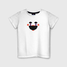 Детская футболка хлопок с принтом Five nights at Freddy`s Puppet в Петрозаводске, 100% хлопок | круглый вырез горловины, полуприлегающий силуэт, длина до линии бедер | фнаф
