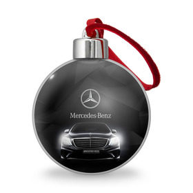 Ёлочный шар с принтом Mercedes в Петрозаводске, Пластик | Диаметр: 77 мм | amg | benz | mercedes | бенс | бенц | мерседес