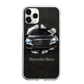 Чехол для iPhone 11 Pro Max матовый с принтом Mercedes в Петрозаводске, Силикон |  | amg | benz | mercedes | бенс | бенц | кожа | мерседес