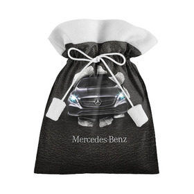 Подарочный 3D мешок с принтом Mercedes в Петрозаводске, 100% полиэстер | Размер: 29*39 см | Тематика изображения на принте: amg | benz | mercedes | бенс | бенц | кожа | мерседес