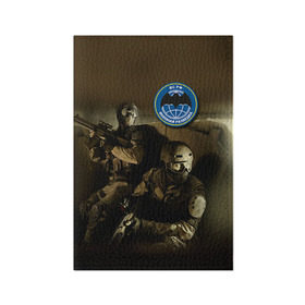 Обложка для паспорта матовая кожа с принтом Военная разведка в Петрозаводске, натуральная матовая кожа | размер 19,3 х 13,7 см; прозрачные пластиковые крепления | Тематика изображения на принте: разведка