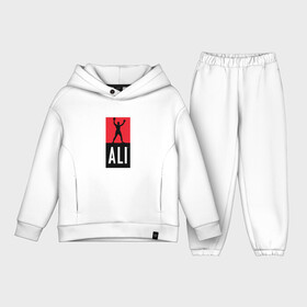 Детский костюм хлопок Oversize с принтом Ali by boxcluber в Петрозаводске,  |  | muhammad ali | мухаммед али