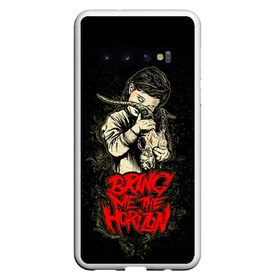Чехол для Samsung Galaxy S10 с принтом Bring Me The Horizon в Петрозаводске, Силикон | Область печати: задняя сторона чехла, без боковых панелей | bmth | bring me the horizon | hardcore | rock | музыка | рок