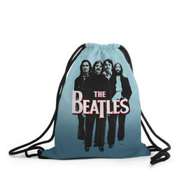 Рюкзак-мешок 3D с принтом The Beatles в Петрозаводске, 100% полиэстер | плотность ткани — 200 г/м2, размер — 35 х 45 см; лямки — толстые шнурки, застежка на шнуровке, без карманов и подкладки | beatles | rock | the beatles | битлз | битлс | битлы | рок