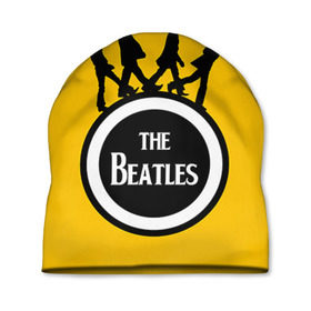 Шапка 3D с принтом The Beatles в Петрозаводске, 100% полиэстер | универсальный размер, печать по всей поверхности изделия | beatles | rock | the beatles | битлз | битлс | битлы | рок