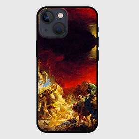Чехол для iPhone 13 mini с принтом Брюллов   Последний день Помпеи в Петрозаводске,  |  | брюллов | картина | последний день помпеи | художник