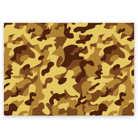 Поздравительная открытка с принтом Пустынный камуфляж в Петрозаводске, 100% бумага | плотность бумаги 280 г/м2, матовая, на обратной стороне линовка и место для марки
 | camo | camouflage | military | камо