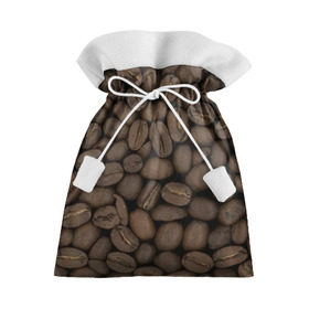 Подарочный 3D мешок с принтом Кофе в Петрозаводске, 100% полиэстер | Размер: 29*39 см | зёр | зерно | кофе | макро | обои | текстуры | фон | фото