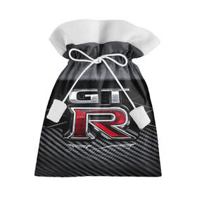 Подарочный 3D мешок с принтом Nissan GTR в Петрозаводске, 100% полиэстер | Размер: 29*39 см | Тематика изображения на принте: gtr | nismo | nissan | nissan gtr | гтр | низмо | ниссан