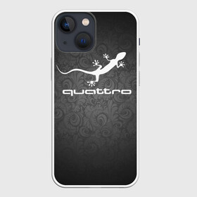Чехол для iPhone 13 mini с принтом Audi qauttro в Петрозаводске,  |  | audi | audi qauttro | qauttro | ауди | ауди кватро | кватро