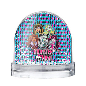 Водяной шар с принтом Monster High в Петрозаводске, Пластик | Изображение внутри шара печатается на глянцевой фотобумаге с двух сторон | монстер хай