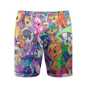 Мужские шорты 3D спортивные с принтом My Little Pony в Петрозаводске,  |  | friendship is magic | mlp | my little pony | pinky pie | pony | swag | дружба | литл пони | мой маленький пони | пони | поняши | поняшки | сваг | свэг | чудо