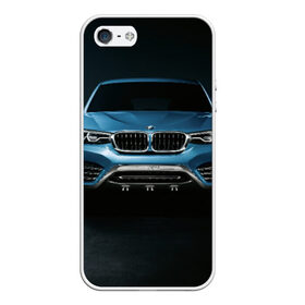 Чехол для iPhone 5/5S матовый с принтом BMW X4 Concept в Петрозаводске, Силикон | Область печати: задняя сторона чехла, без боковых панелей | авто | бмв
