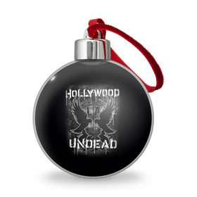 Ёлочный шар с принтом Hollywood Undead в Петрозаводске, Пластик | Диаметр: 77 мм | Тематика изображения на принте: хип хоп