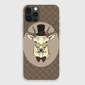 Чехол для iPhone 12 Pro Max с принтом Deer в Петрозаводске, Силикон |  | 2016 | christmas | deer | год | новогодний | новый | олень | рождественский | с новым годом