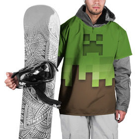 Накидка на куртку 3D с принтом Minecraft edition в Петрозаводске, 100% полиэстер |  | creeper | minecraft