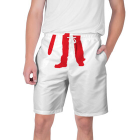 Мужские шорты 3D с принтом Boom Stick в Петрозаводске,  полиэстер 100% | прямой крой, два кармана без застежек по бокам. Мягкая трикотажная резинка на поясе, внутри которой широкие завязки. Длина чуть выше колен | 