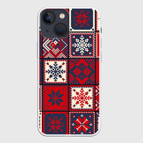 Чехол для iPhone 13 mini с принтом Лоскутное шитьё в Петрозаводске,  |  | лоскут | одежда | текстура | ткань | шитьё