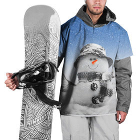 Накидка на куртку 3D с принтом Снеговик в Петрозаводске, 100% полиэстер |  | Тематика изображения на принте: 2016 | winter | год | зима | мартышка | новогодний | новый | обезьяна | обезьянка | подарок | с новым годом | снег | снеговик