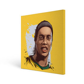 Холст квадратный с принтом Ronaldinho в Петрозаводске, 100% ПВХ |  | Тематика изображения на принте: football | ronaldinho | роналдиньо | футбол | футболист