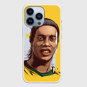 Чехол для iPhone 13 Pro с принтом Ronaldinho в Петрозаводске,  |  | football | ronaldinho | роналдиньо | футбол | футболист