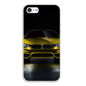 Чехол для iPhone 5/5S матовый с принтом BMW M4 Concept в Петрозаводске, Силикон | Область печати: задняя сторона чехла, без боковых панелей | bmw | бмв