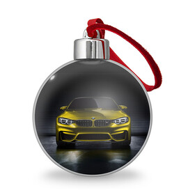 Ёлочный шар с принтом BMW M4 Concept в Петрозаводске, Пластик | Диаметр: 77 мм | bmw | бмв